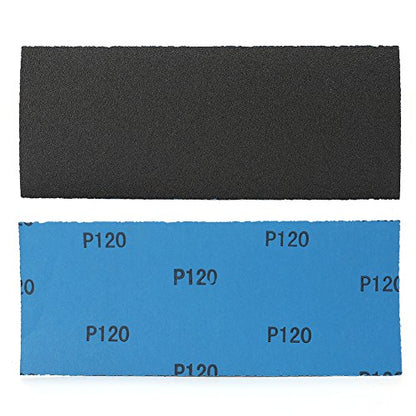 LotFancy 120 Grit Sandpaper, 45PCS, 9 x 3.6 Dry Wet Sand Paper, Silicon Carbide Sanding Sheet for Metal Automotive Wood Furniture Sanding, Polishing, Finishing - size: 120Grit
