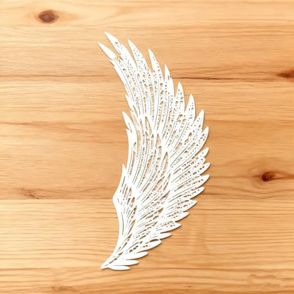 TIAMECH A4 Reusable Eagle Angel Wing Stencil for Painting - style: Wing