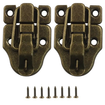 2-Pack Metal Toggle Latch, Bronze - color: Bronze
