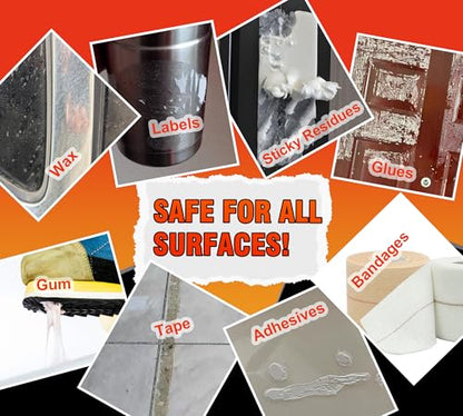 Adhesive Remover Spray, 7oz Sticker Remover with Scraper
