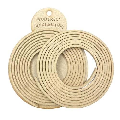 WoodUBend TR801 Pack of Two Trims 215×0.5cm Curated by Jonathon Marc Mendes Heat Bendable & Flexible Wood Trims - DIY Craft, Furniture & Home - Easy to Apply & Paint - Versatile, Reusable & Durable - size: Pack of 2 (215×0.5cm)