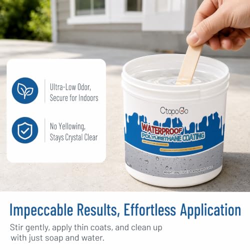 Water-Based Polyurethane Gloss Finish 16 oz - size: 16 oz