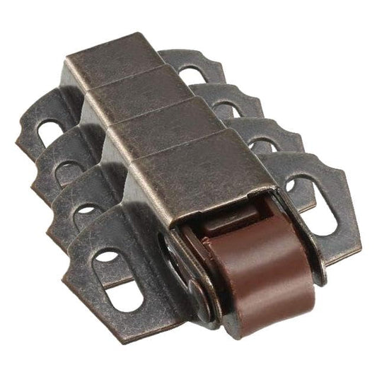 uxcell Retro Cabinet Wardrobe Door Single Roller Catch Ball Latches Hardware Copper Tone (Pack of 4) - size: 1 Piece (Pack of 4)