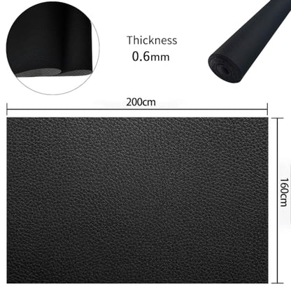 Gray Soft Faux Leather Fabric 0.5mm Pleather Marine Vinyl Fabric for Home Furniture Upholstery Sofa, Car Seat, Sewing Crafts, DIY Handicrafts, 100x160cm - color: Gray
