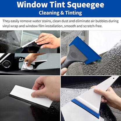 Arayker 28 Pcs Car Window Tint Tools Kit Vinyl Wrap Tool Car Film Tint Kit