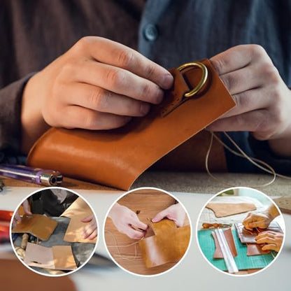 15pcs Leather Sewing Needles Kit, Large Eye Hand Stitching Needle