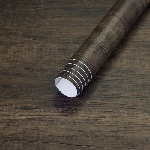 Large Wood Grain Contact Paper Peel and Stick Wallpaper 48x197 inch - size: 48" x 197"
