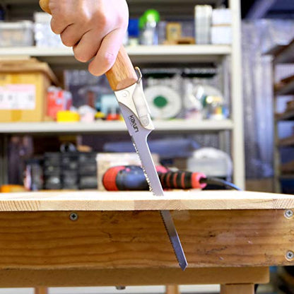 KAKURI Keyhole Saw 6" Fine Teeth, Premium Oil-Finished Red Oak Handle - color: Japanese Saw (Keyhole 6")
