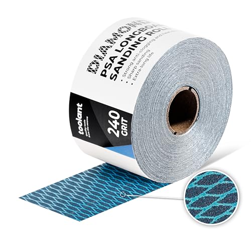 toolant Diamond Shape 240 Grit Sandpaper Roll, 2-3/4" Wide 10Yard Longboard - size: 240 Grit