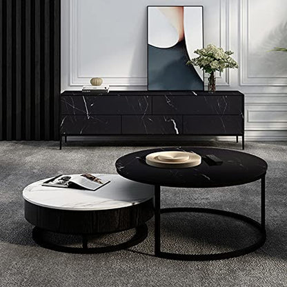 Marble Contact Paper Black Extra Wide Peel and Stick for Kitchen Countertop - color: Black/White, size: 23.6" x 118"