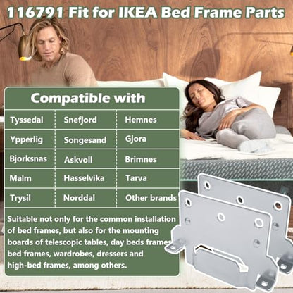 116791 Mounting Plate Bed Frame Mounting Plates/Brackets - color: 2