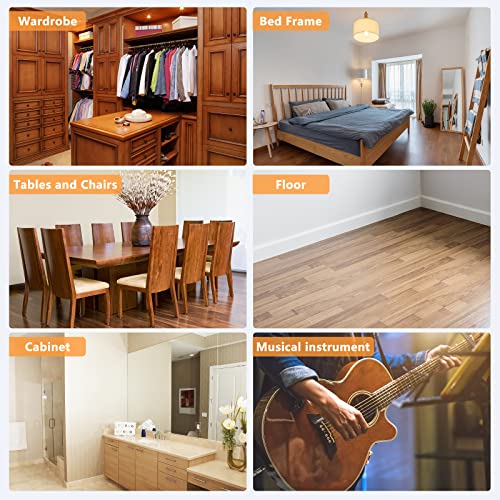 SEISSO Wood Furniture Repair Kit, 12 Colors Wood Fillers with White Putty - color: 12 + 1 Colors