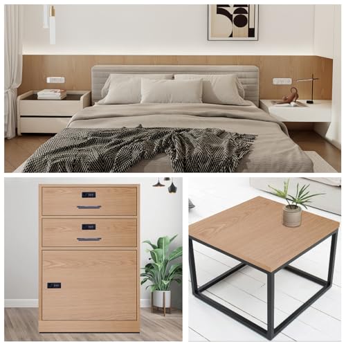 Wood Grain Contact Paper Peel and Stick Wallpaper Self Adhesive Wall Paper for Furniture Countertop Drawer Shelf Liner Cabinet Waterproof Easy to Clean 23.6" X 196" - color: Teak, size: 23.6"W x 196"L