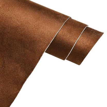 Suede Fabric Car Vinyl Wrap Sticker Sheet, 12"x60", Brown - color: Brown, size: 12" x 60"