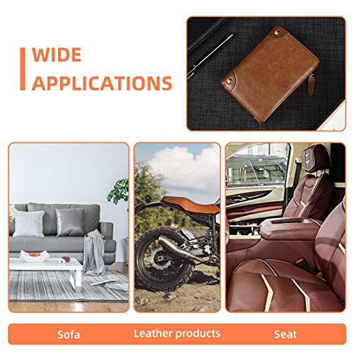 Leather Repair Kit, Large Vinyl Repair Patch for Couches Furniture - color: Dark Coffee, size: 23.6x78.7 inch