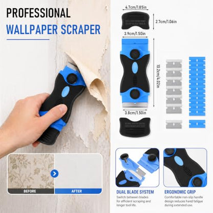 Peel and Stick Wallpaper Tools, Wallpaper Smoothing Tool Kit,8Pcs - size: 8 PCS KIT