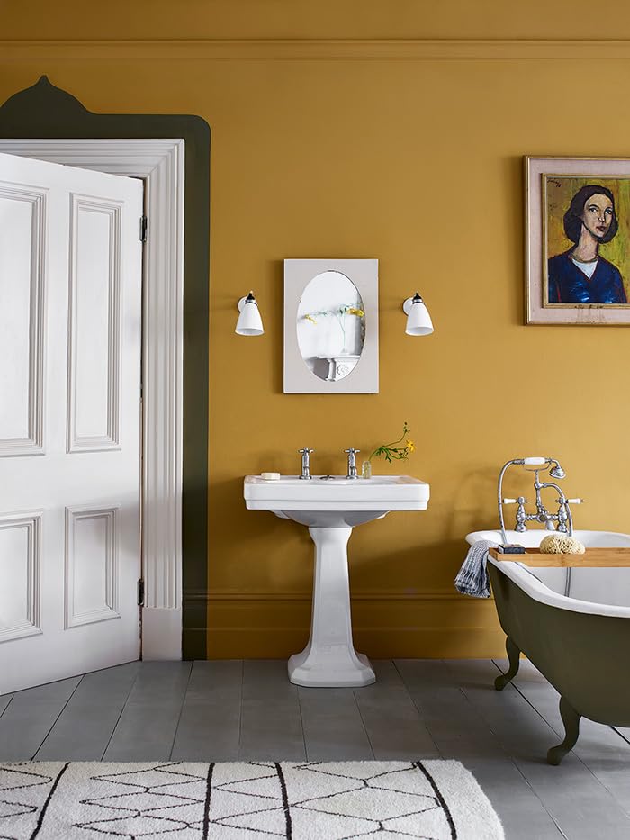 Annie Sloan Wall Paint (Carnaby Yellow, 4 Fl Oz Tester) - color: Carnaby Yellow, size: 4 Fl Oz (Pack of 1)