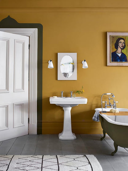 Annie Sloan Wall Paint (Carnaby Yellow, 4 Fl Oz Tester) - color: Carnaby Yellow, size: 4 Fl Oz (Pack of 1)