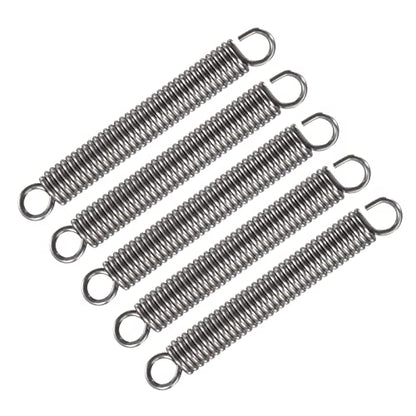 METALLIXITY Extension Spring (1x6x55mm/0.04"x0.24"x2.17") 5Pcs, 304 Stainless Steel Tension Spring Wire - for Home Repair Construction Machinery - size: 0.04"x0.24"x2.17"