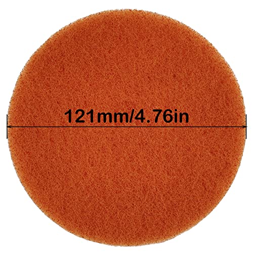 Scrubber Scouring Pads, 4.76-Inch Hook and Loop Conditioning Discs, 10 Pack