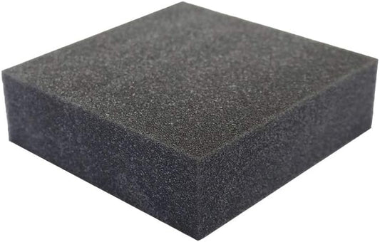 FoamRush 9" x 24" x 24" Charcoal High Density Upholstery Foam Cushion (Upholstery Sheet, Foam Padding, Seat Replacement, Chair Cushion Replacement, Square Foam, Wheelchair Seat Cushion) Made in USA - color: Charcoal Foam, size: 9" x 24" x 24"