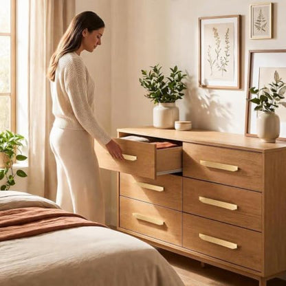 BaiNong 10 Pack Gold Drawer Pulls 9.8" Cabinet Handles Traditional Retro - color: 10 Pack 9.8" Polygon