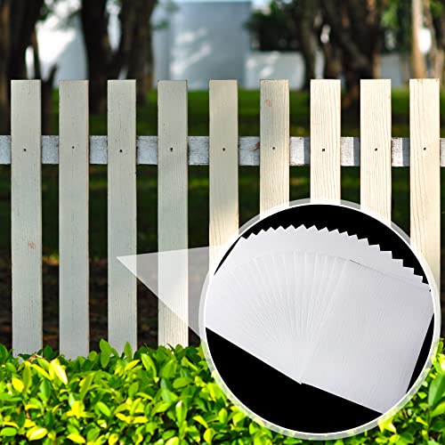 Mudder 20 Pieces Vinyl Siding Repair Kit 6 x 8 in Fence Repair Kit,White B - color: White B