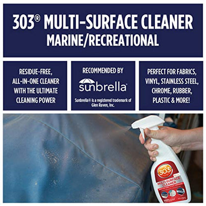 303 Marine Multi-Surface Cleaner for Vinyl & Canvas, 32 oz - size: 32 Fl Oz (Pack of 1), style: 32 fl. oz.