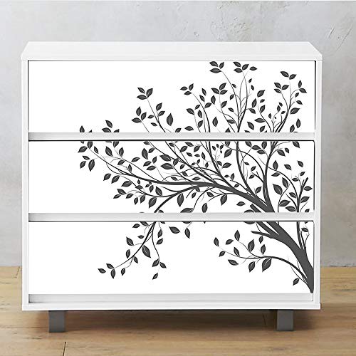 Self-Adhesive Dresser Sticker, Peel and Stick Furniture Stickers/Decals, Removable Furniture Skin (003, MALM)… - color: Md003, size: MALM