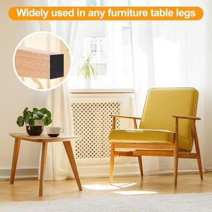 CHUNZEXI 48 Pack 1 Inch Non Slip Furniture Pads, Square Adhesive Rubber - size: 1 inch 48 Square