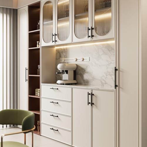 Rergy 10 Pack 3 Inch Matt Black Cabinet Handles, Solid Zinc Alloy - color: Black, size: 3 Inch Hole Center