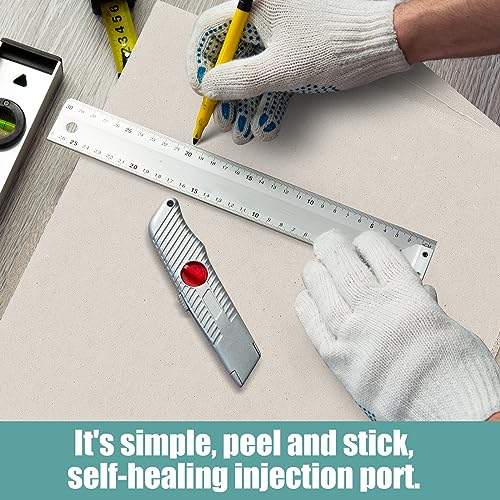 Amylove Drywall Repair Panel for Wall Repair, 4 Pieces, 12" x 12" x 1/2" - size: 12" x 12" x 1/2"
