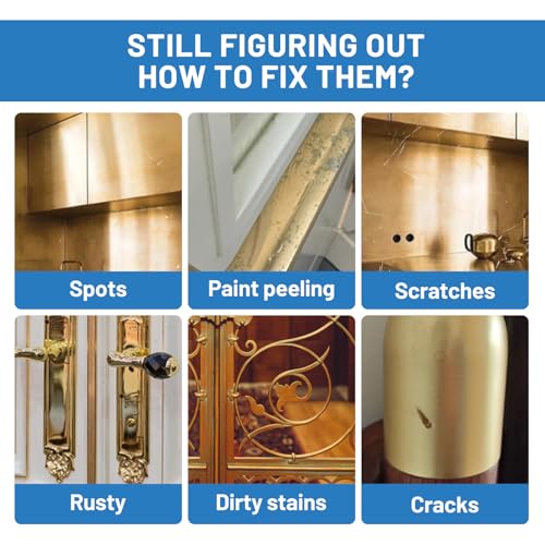Liquid Gold Leaf Paint Multi Surface Rich Gold Paint for Metal, Wood, Plastic, Canvas, Appliance, Furniture Scratch Repair & Art Handcrafts 30ml/1.5oz Fast Drying Acrylic Metallic Finish - size: 1.5 Fl Oz (Pack of 1)