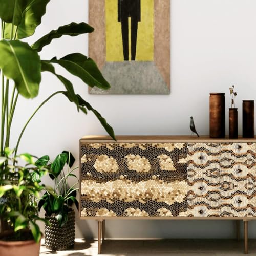 Peacoblue Snakeskin Texture Rub On Transfers for Furniture Craft 6"x12" - style: Snakeskin Texture