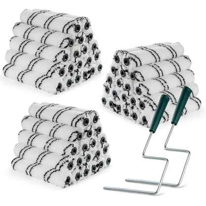 Paint Roller Covers, 60 Pack, 6 Inch, 3/8 Inch Nap - size: 6 inch paint roller 60 pack
