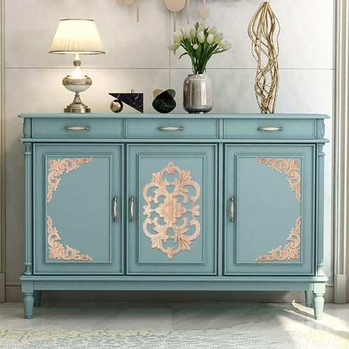 5Pcs Wood Appliques Onlays Classic Decorative Furniture Appliques Set B - color: Set B