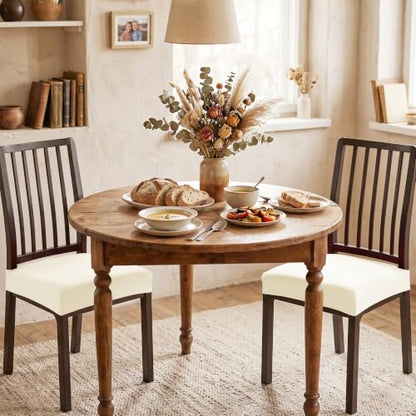 FUANGUI Dining Chair Covers Set of 2, Kitchen Chair Seat Covers - color: 07