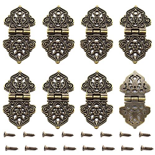 Antique Mini Folding Hinges Retro Bronze