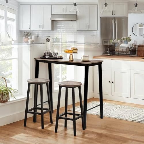 ALLCOS Bar Table Legs 40 Inch Metal Dining Table Legs Heavy Duty Metal Desk Legs Coffee Table Legs, Black, Set of 2 - size: 40 Inch