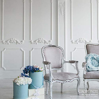 Ekena Millwork PNL08X16AS-02 8"W x 16"H x 1/2"P Ashford Molded Scalloped Wainscot Wall Panel - size: 8-in. W x 16-in. H