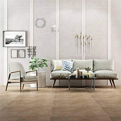 Walnut Color Round Solid Wood Furniture Legs - Perfect for Mid-Century Modern & IKEA Hacks (7 Inches, Set of 4) - size: 7 Inches,Set of 4