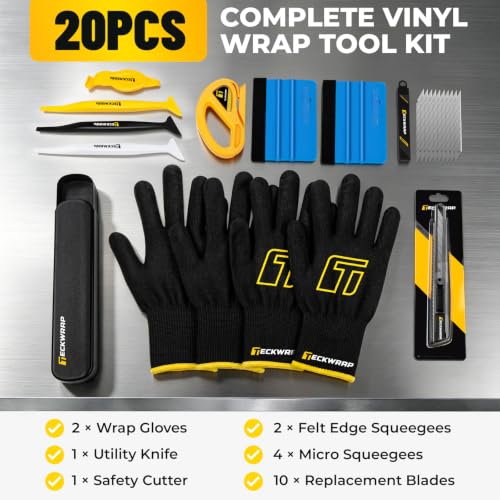TECKWRAP Vinyl Wrap Tool for Car Wrap, Window Tint, Decals & PPF
