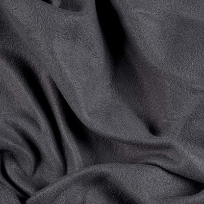 Polar Fleece Solid Dark Grey, Fabric by the Yard - color: Dark Grey