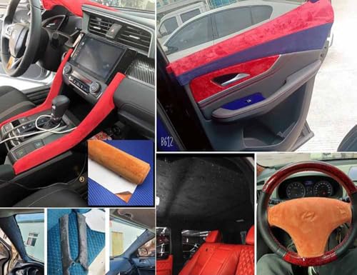 Velvet Rectangular Repair Patch, Self-Adhesive Flannel Fabric Patch, Multi Colors, Microfiber Patch Used to Patch Sofas, Car Seats, Handbags, Jacket Holes and Tears (Brown Pro,50x120cm) - color: Brown Pro, size: 50x120cm