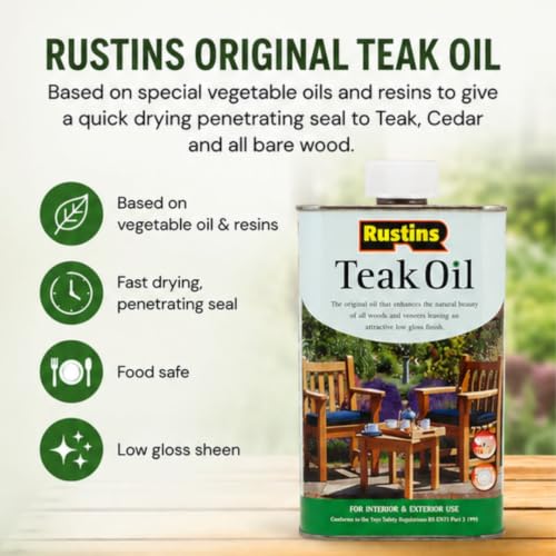 Rustins Original Teak Oil 250ml