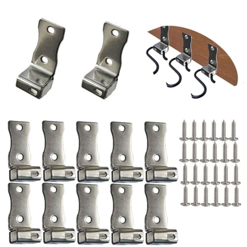 12 PCS Sofa Spring Clips Stainless Steel Couch Spring Repair Kit for Sofa Chair Bed Spring Buckle