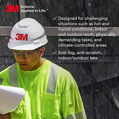 3M Safety Glasses, Solus 1000, Indoor/Outdoor Gray Lens, Blue/Black Frame - style: Gray I/O Lens, Blue/Black Frame