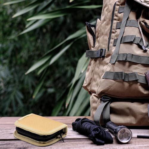Suncalla 1 Pack Military Survival Sewing Kit Travel Emergency,Brown - color: Brown