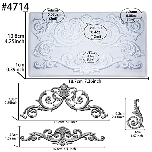 Garland Mold for Polyclay Air Dry Clay Plaster - color: Garland