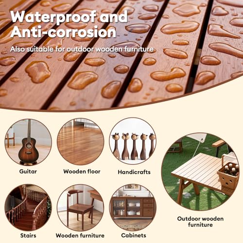 Beeswax Wood Polish for Furniture, Waterproof & Restorer Wood Wax